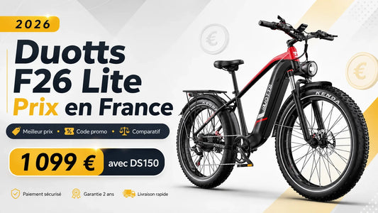 Comparatif des prix du Duotts F26 Lite chez XVELO, Duotts, Fnac, Darty et Cdiscount en France