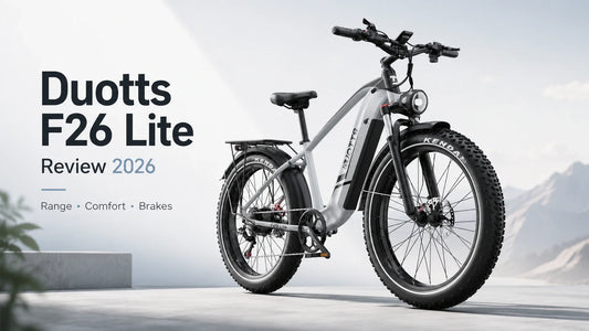 Duotts F26 Lite review with real range, hydraulic brakes and fat tyre comfort