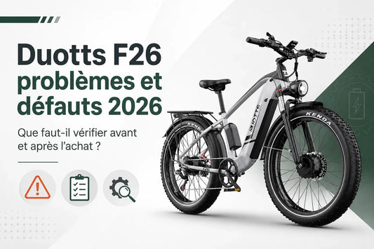 Points à vérifier sur le Duotts F26 avant et après l’achat