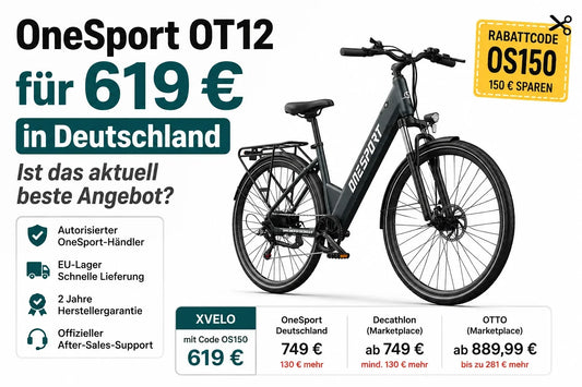 OneSport OT12 Angebot für 619 Euro mit Rabattcode OS150 im deutschen Preisvergleich