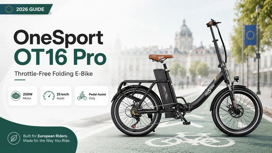 OneSport OT16 Pro throttle-free folding electric bike designed for European pedal-assist use