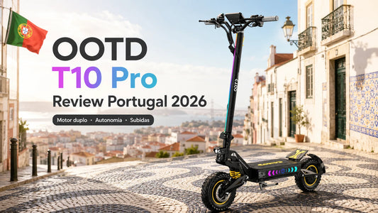 OOTD T10 Pro review em Portugal com teste de autonomia, subidas e conforto