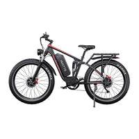 Duotts S26 Dual Motor E-Bike | 750W x2 Full Suspension | 26" Fat Tyre | Samsung 960Wh
