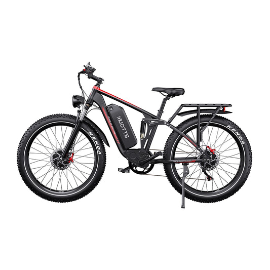 Duotts S26 Dual Motor E-Bike | 750W x2 Full Suspension | 26" Fat Tyre | Samsung 960Wh