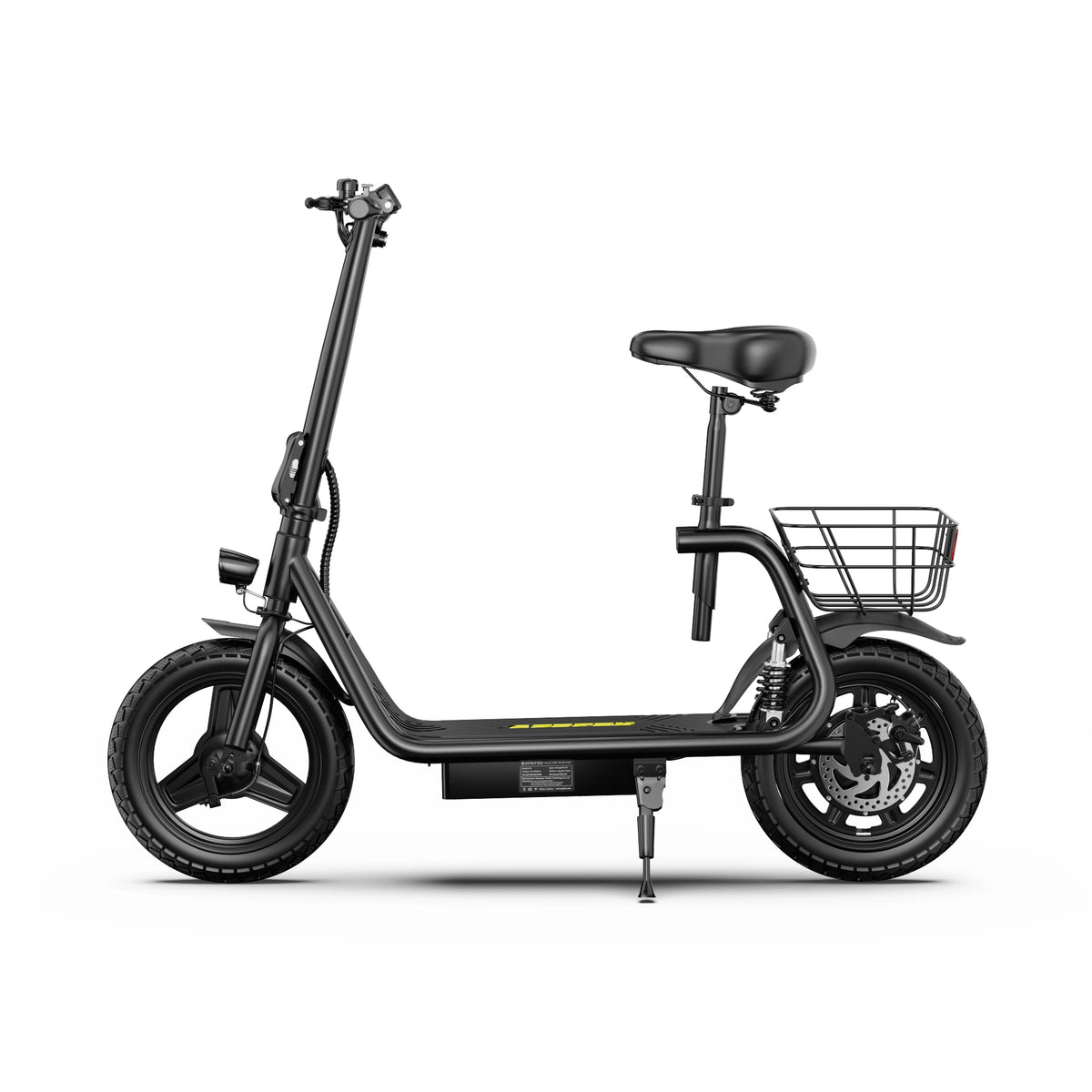 APEFOX C14 Seated Electric Scooter with Rear Basket