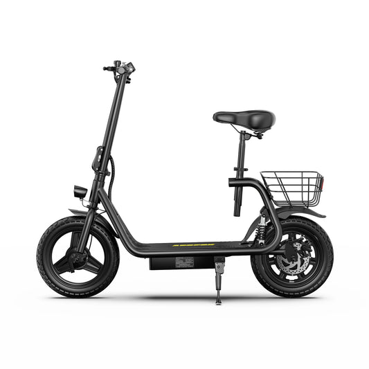 APEFOX C14 Seated Electric Scooter with Rear Basket