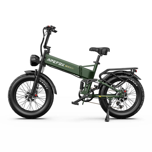 APEFOX RH20 Off-Road Electric Bike | Dual Motor | 48V 22.5Ah | 20" x 4.0 Fat Tyre | Folding