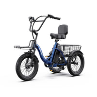 APEFOX RH30 Folding Electric Trike with Rear Basket