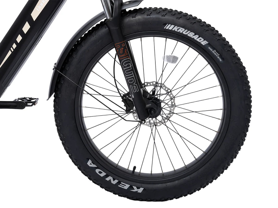 26" Fat Tyres with Front Suspension