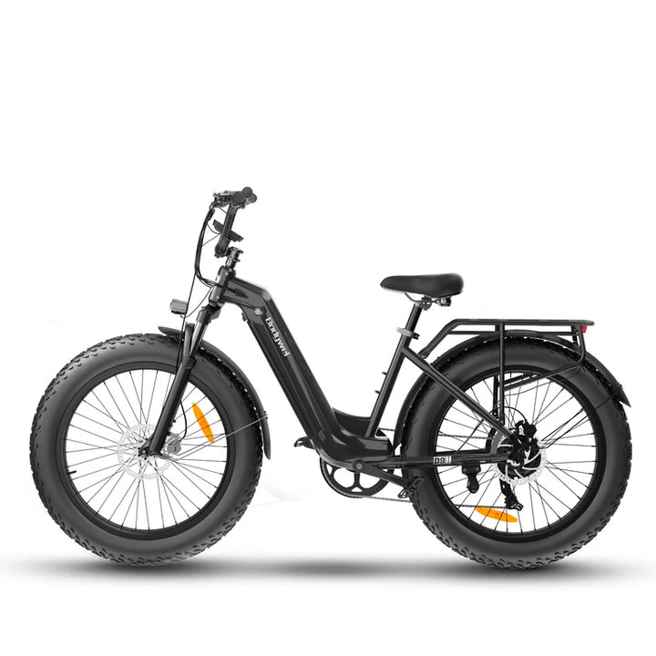 Bodywel D9 Step-Through Fat Tyre E-Bike | 250W BAFANG | Panasonic 720Wh | 26" All-Terrain