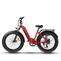 Bodywel D9 Step-Through Fat Tyre E-Bike | 250W BAFANG | Panasonic 720Wh | 26" All-Terrain