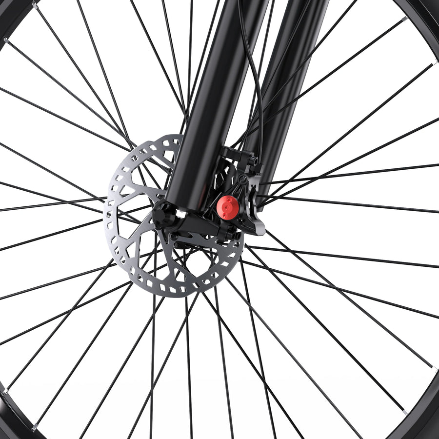 Hydraulic Brakes & Shimano 21-Speed Gearing