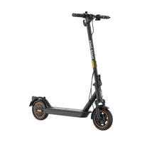 KingSong E1 KSE black electric scooter, left front angle with 8.5-inch pneumatic tyres