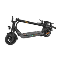 KingSong N14 KSE folded electric scooter, three-quarter view on a white background