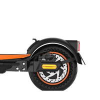 KingSong N15 mechanical rear disc brake rotor and caliper close-up