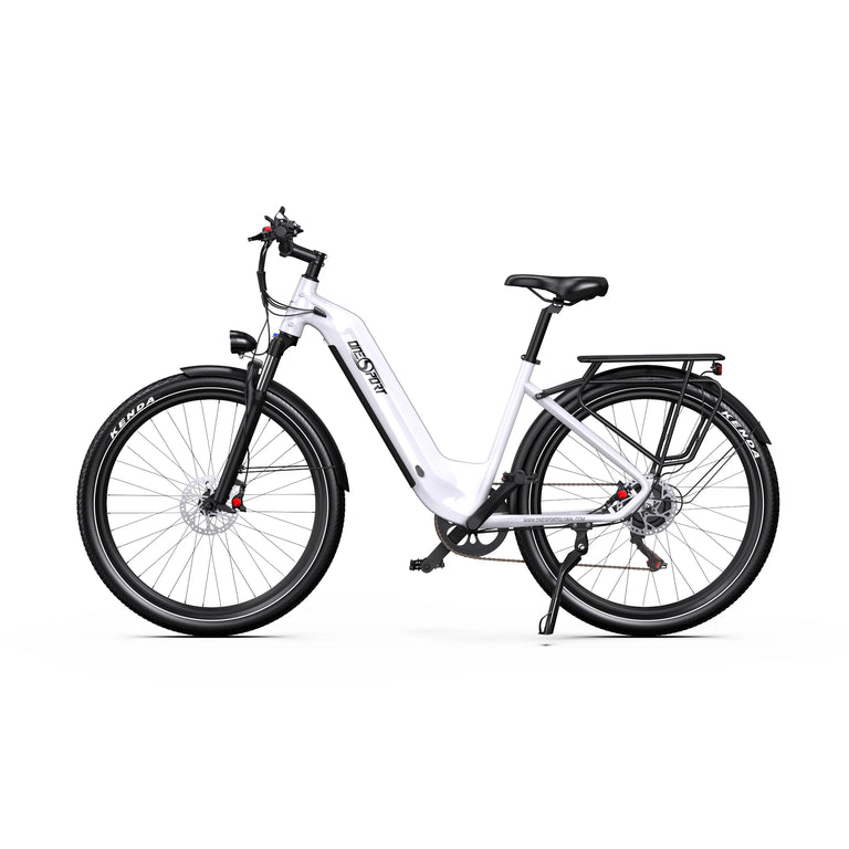 Onesport OT05 City E-Bike | 250W Torque Sensor | 120km Range | 27.5" Step-Thru