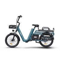 Onesport OT01 Longtail Cargo E-Bike | 650W 1296Wh | 150kg Load | Family & Delivery