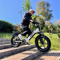 Onesport OT08 All-Terrain E-Bike | 500W 65Nm | 20" Fat Tyre | Step-Thru
