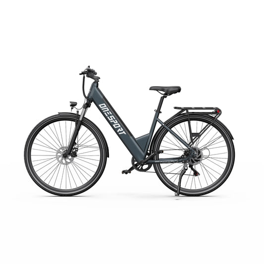 Onesport OT12 City E-Bike | 250W Motor | 65km Range | 27.5" Step-Thru