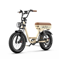 ONESPORT W77 20" Low-Step Fat Tire Electric Bike | 48V 18Ah | Full Suspension