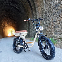 ONESPORT W77 20" Low-Step Fat Tire Electric Bike | 48V 18Ah | Full Suspension