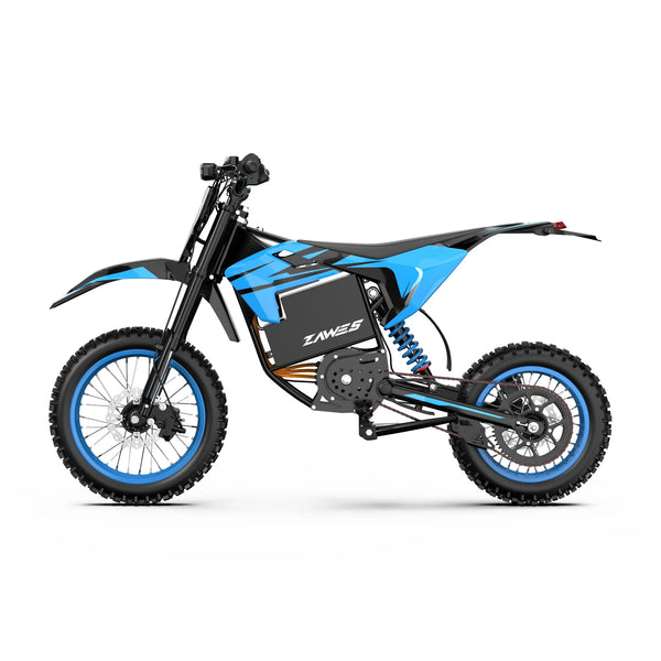 Zawes S3 5000W Mini Electric Dirt Bike | 60V 23.4Ah | Mid-Drive 255Nm | Full Suspension